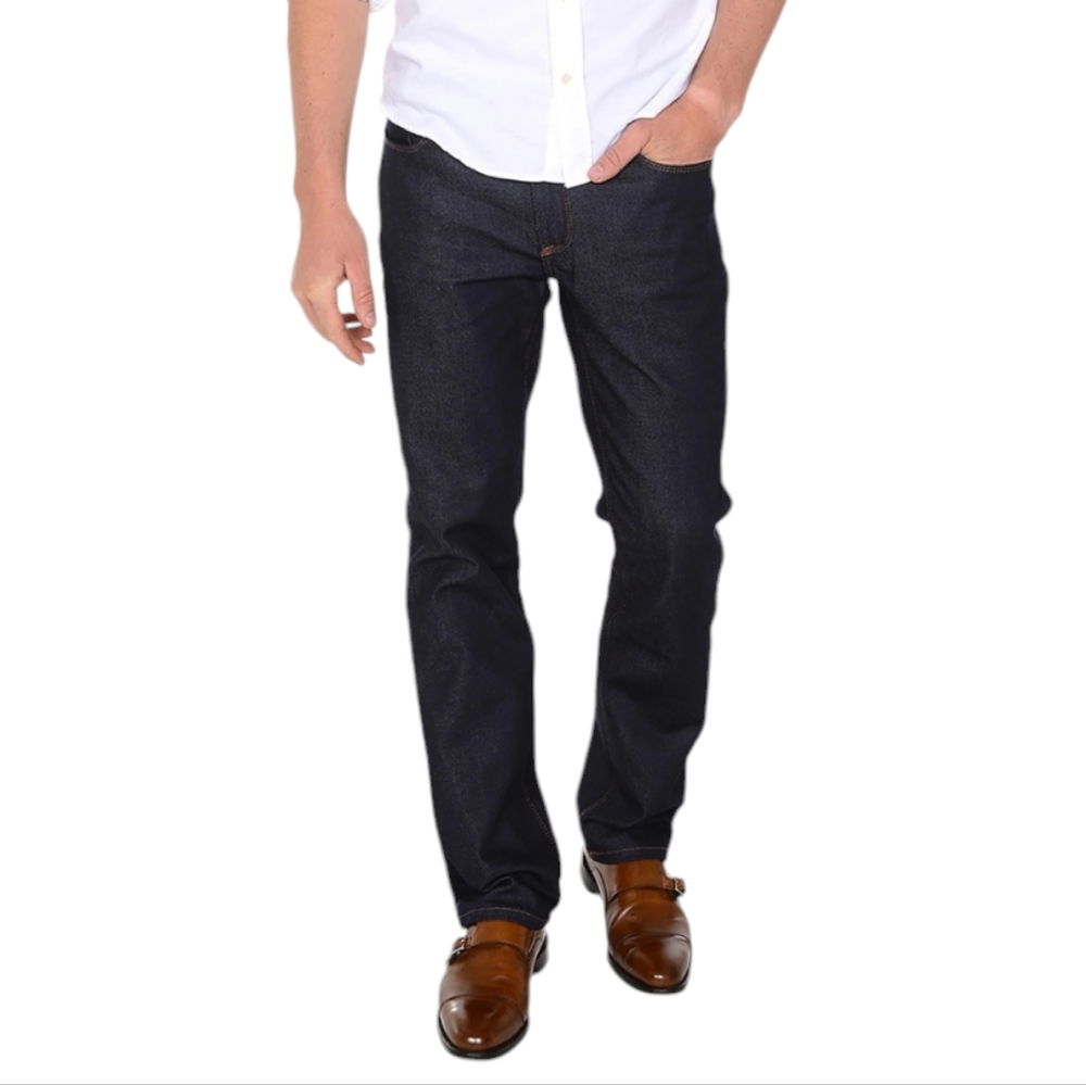 Mott & Bow Straight Leg Jeans‎ Dark Indigo  Men's 35X32
